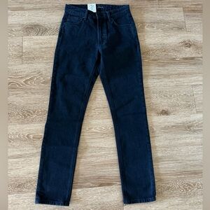 Nudie Jeans Men's Dark Black Skinny Jeans W26 X L30